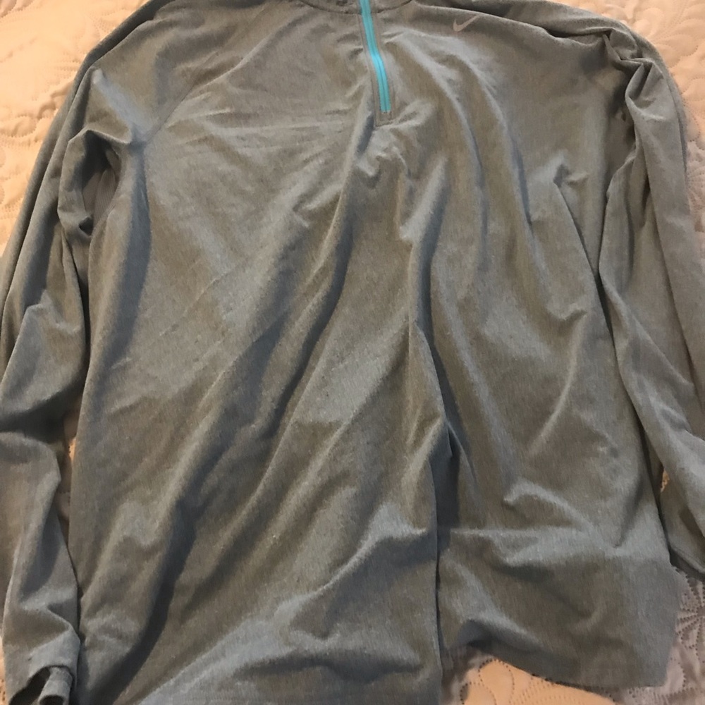 Nike half zip grey pullover